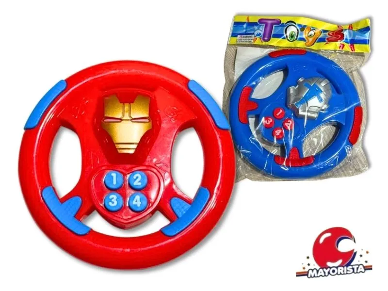 VOLANTE MUSICAL A PILAS BOLSA 15CM (SD18778) BERKMA