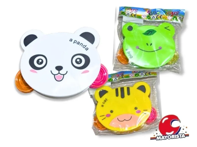 PANDERETA ANIMALITOS BOLSA 15X15 (SD25431) BERKMA