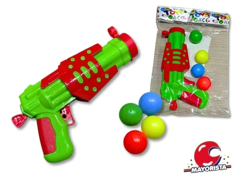 PISTOLA LANZA PELOTAS BOLSA 20X15 (SD24354) BERKMA