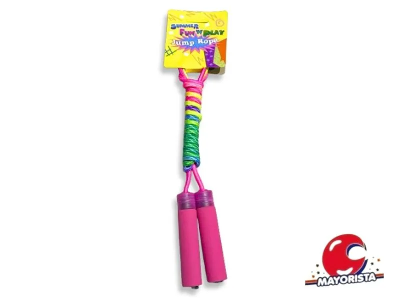 SOGA PARA SALTAR MULTICOLOR MANGO GOMA JUMP ROPE (SD25423BIS) BERKMA