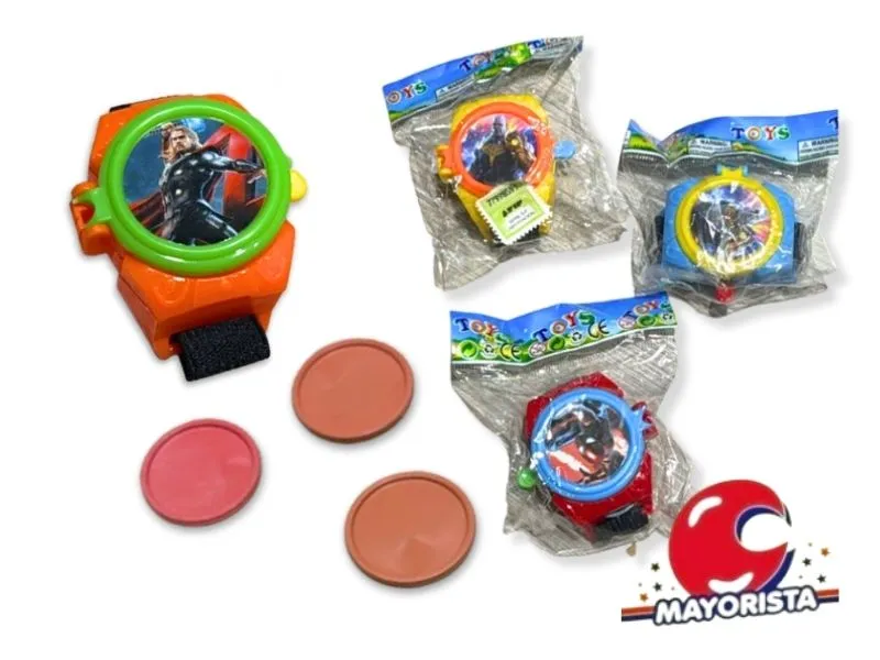 [1052] RELOJ LANZA TAZOS PERSONAJES (SD9847Z) BERKAM