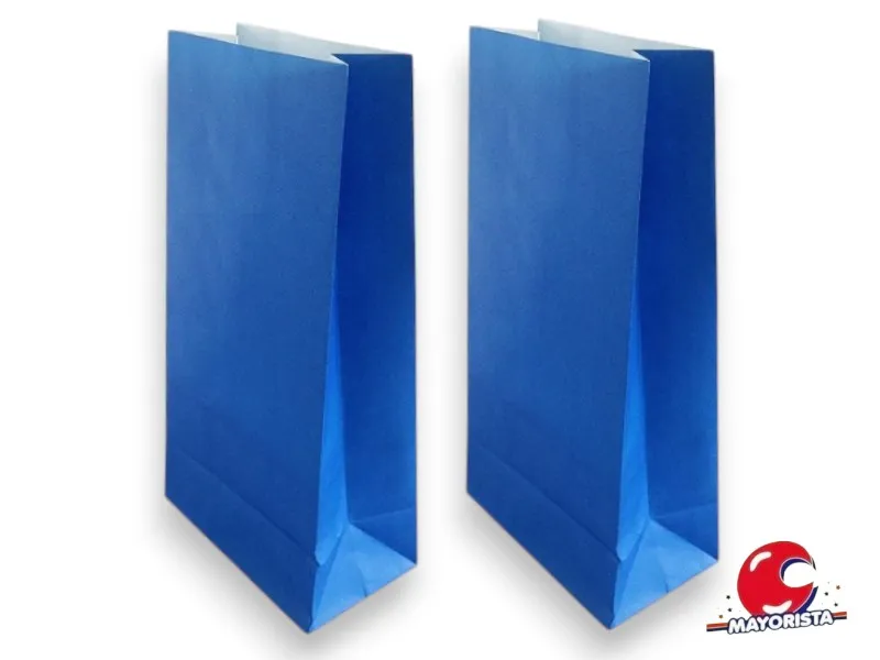 BOLSITA PAPEL X 10 AZUL 15X25X8 (EVACOR)