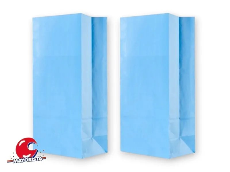 BOLSITA PAPEL X 10 CELESTE 15X25X8 (EVACOR)