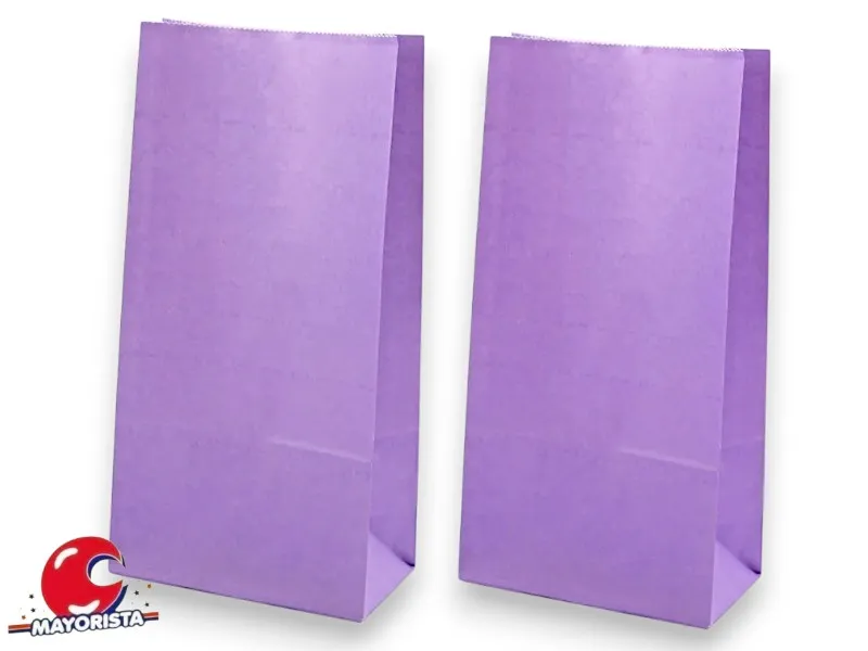 BOLSITA PAPEL X 10 LILA 15X25X8 (EVACOR)