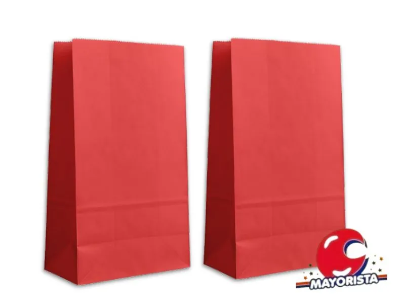 [1212] BOLSITA PAPEL X 10 ROJA 15X25X8 (EVACOR)
