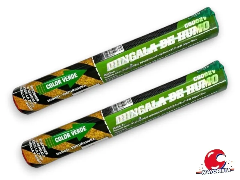 BENGALA DE HUMO VERDE (A5002V) CIENFUEGOS