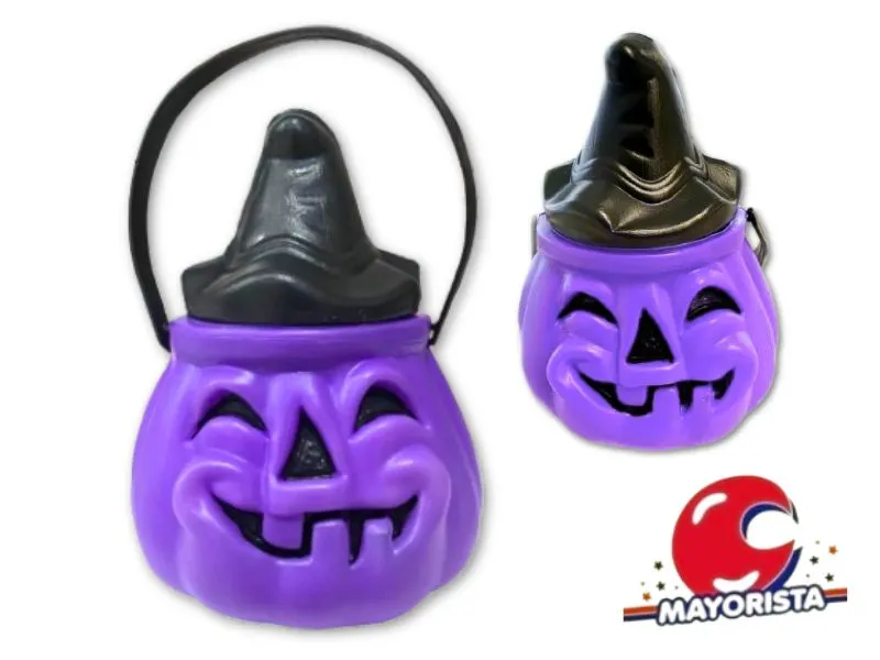 CALABAZA CARAMELERA 20X50 VIOLETA HALLOWEEN (997) MIC Y MAC