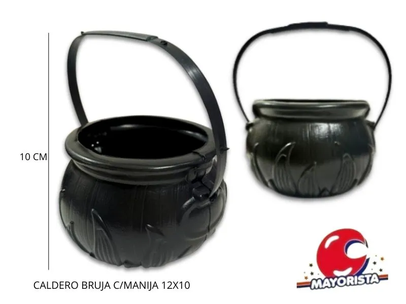 CALDERO BRUJA C/MANIJA 12X10 - ADRIANA
