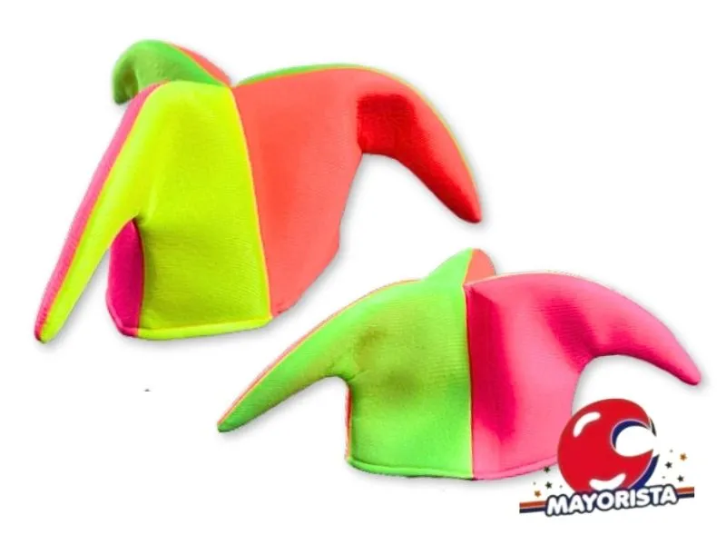 GORRO ARLEQUIN BUFON FLUO 3 PUNTAS (229) SCRAFT