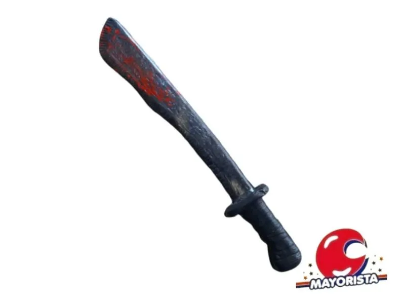 [7880] MACHETE CON SANGRE LA PURGA 44CM (925) MIC Y MAC