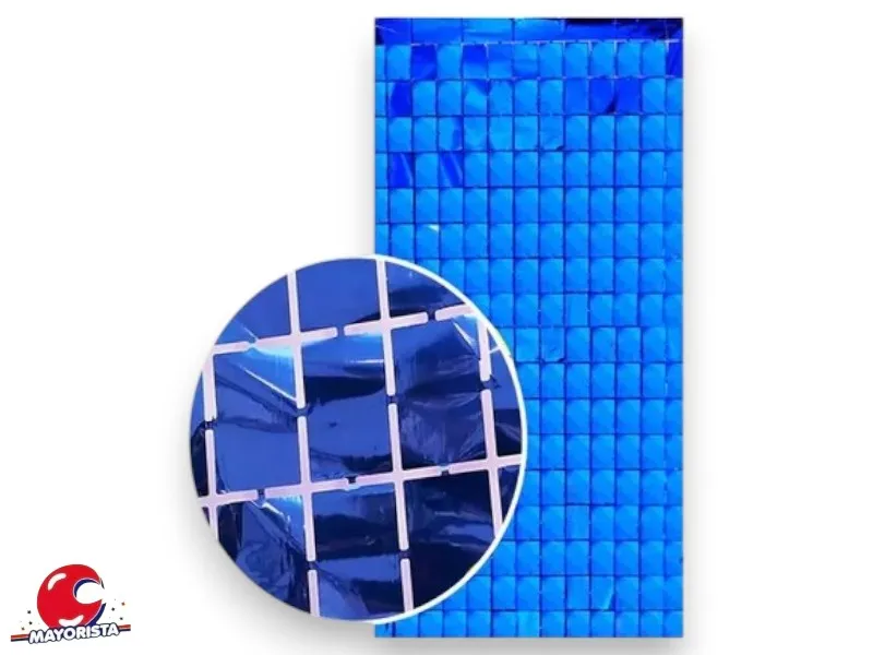 [1187] CORTINA SHIMMER PANEL AZUL (CC828-121) CHG