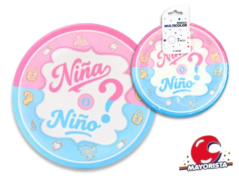 PLATOS X 6 REVELACION DE SEXO 18CM (4703) CADENACI