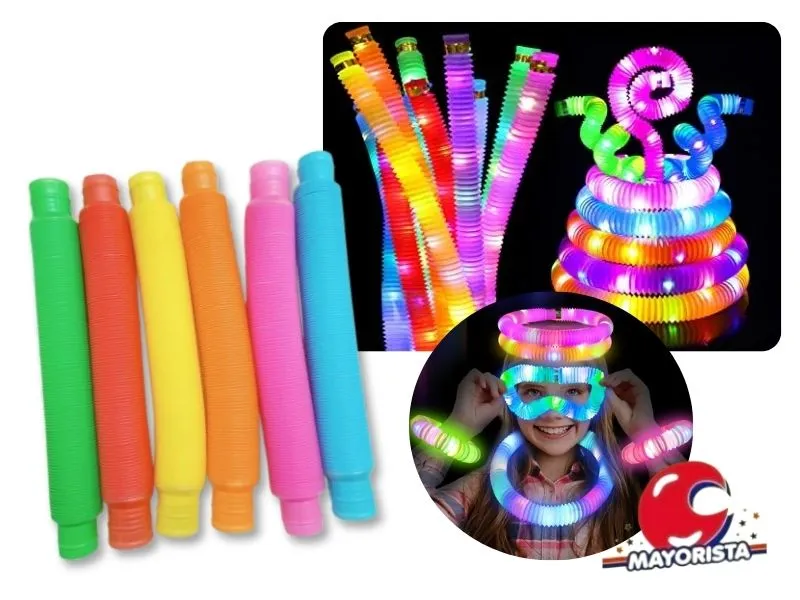 TUBO FLEXIBLE X 6 CON LUZ 65CM (ZLE-COT-13-03) ERIK