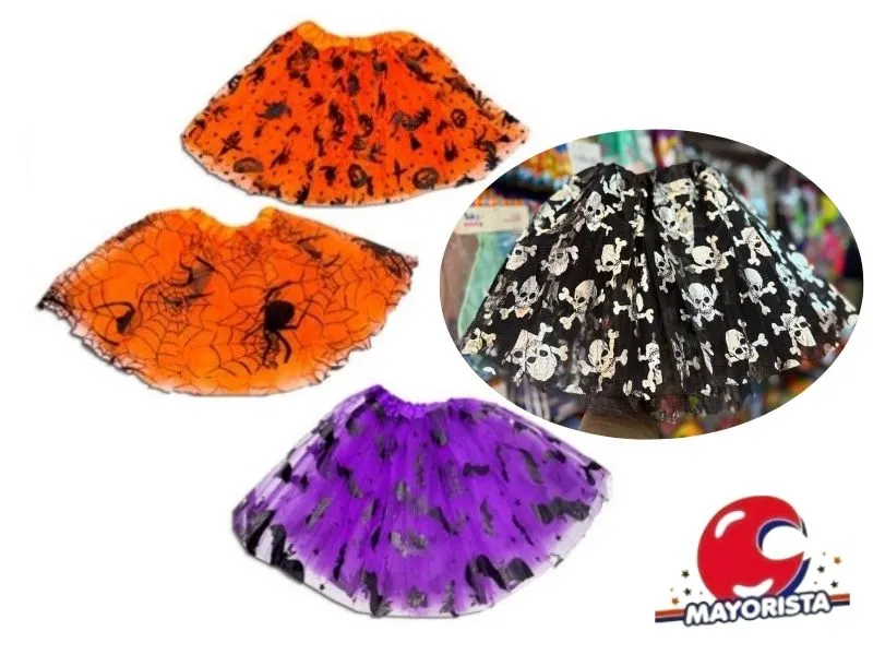 TUTU HALLOWEEN VARIOS MOTIVOS (YJ0678) YJ IMPORT