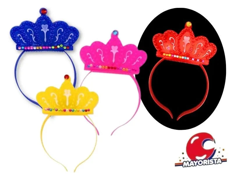 VINCHA C/LUZ CORONA PRINCESA (CAK7175) SHOP
