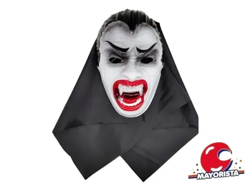 CARETA PLASTICA DRACULA C/TELA (3322T) TRIGGER PACK