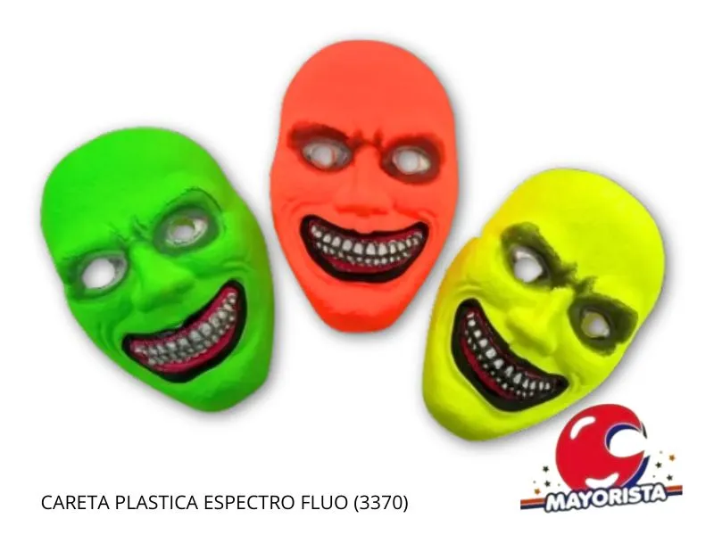[2021] CARETA PLASTICA ESPECTRO FLUO (3370) TRIGGER PACK