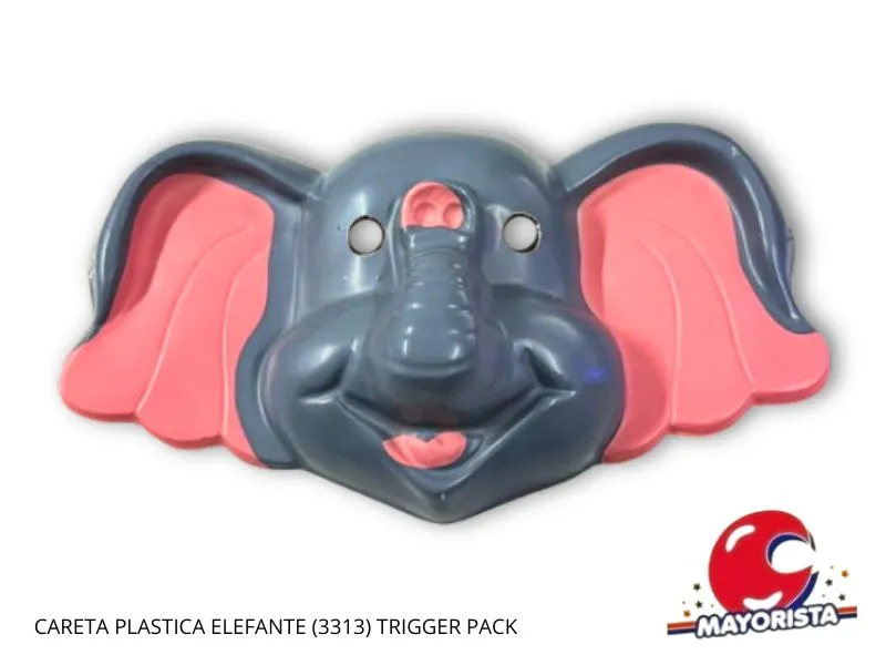 [1125] CARETA PLASTICA ELEFANTE (3313) TRIGGER PACK