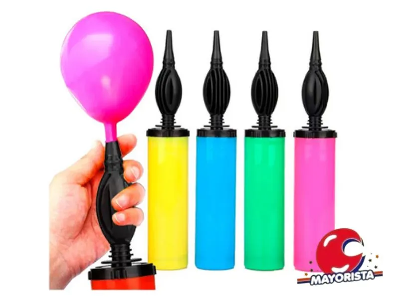 INFLADOR MANUAL DOBLE ACCION 29 CM EN BOLSA (YJ0877) YJ IMPORT