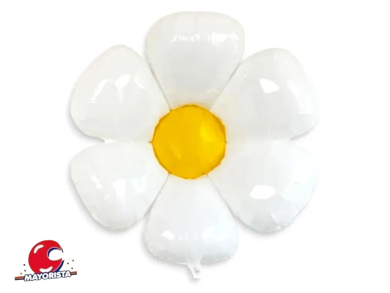 [6449] GLOBO MYLAR SILUETA FLOR MARGARITA 70 CM (YMAG2) CHG