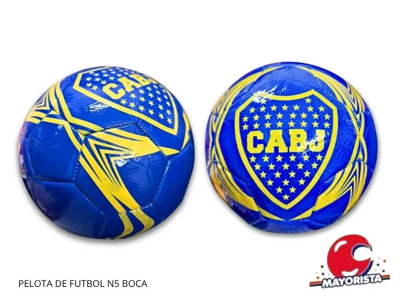 [9161] PELOTA DE FUTBOL N5 BOCA (WILY)