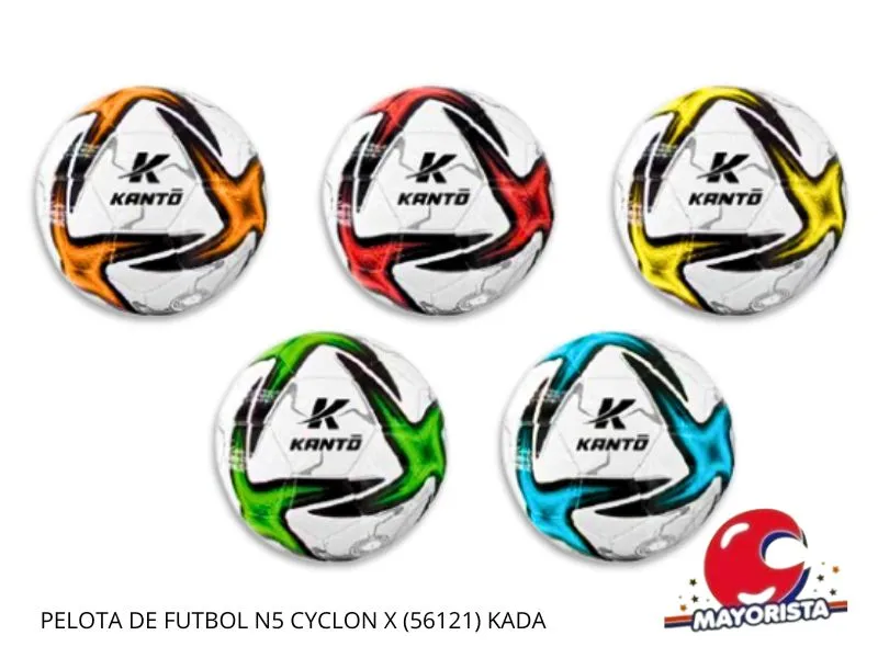 [7450077072838] PELOTA DE FUTBOL N5 CYCLON X (56121) KADA