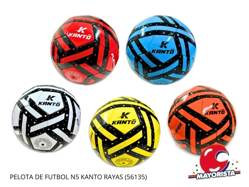 [7453077224580] PELOTA DE FUTBOL N5 KANTO RAYAS (56135) KADA