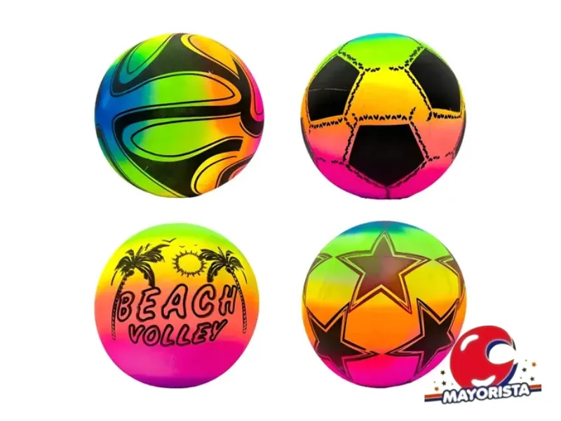 [9393] PELOTA DE GOMA X 1 FLUO 23/25 CM - WILY