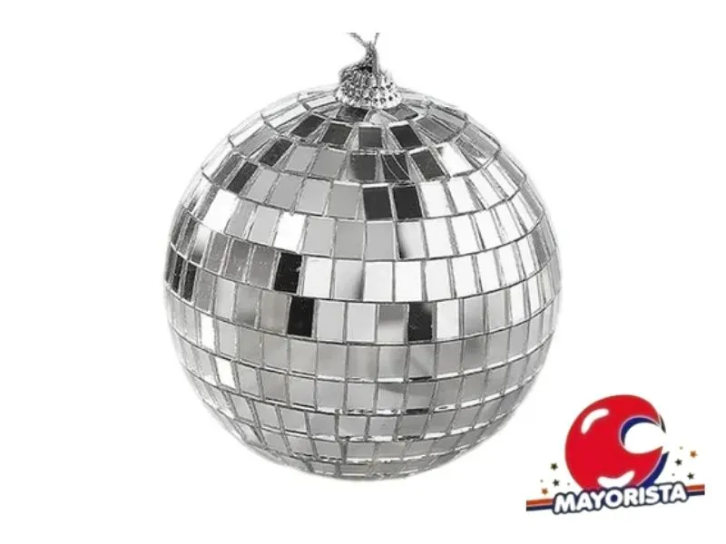 BOLA ESPEJADA 10 CM EN CAJA CRISTAL (YJ0926) YJ IMPORT