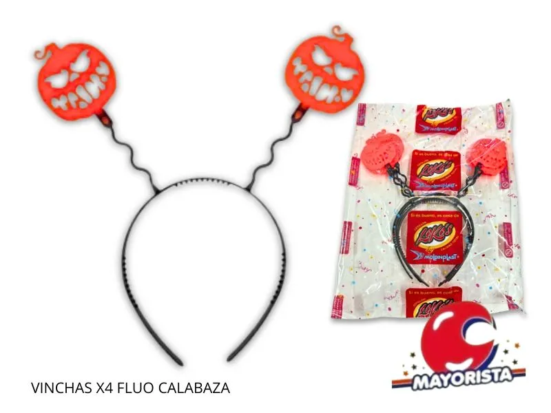 VINCHAS X4 FLUO CALABAZA LOKOS - MOLDIN PLAS