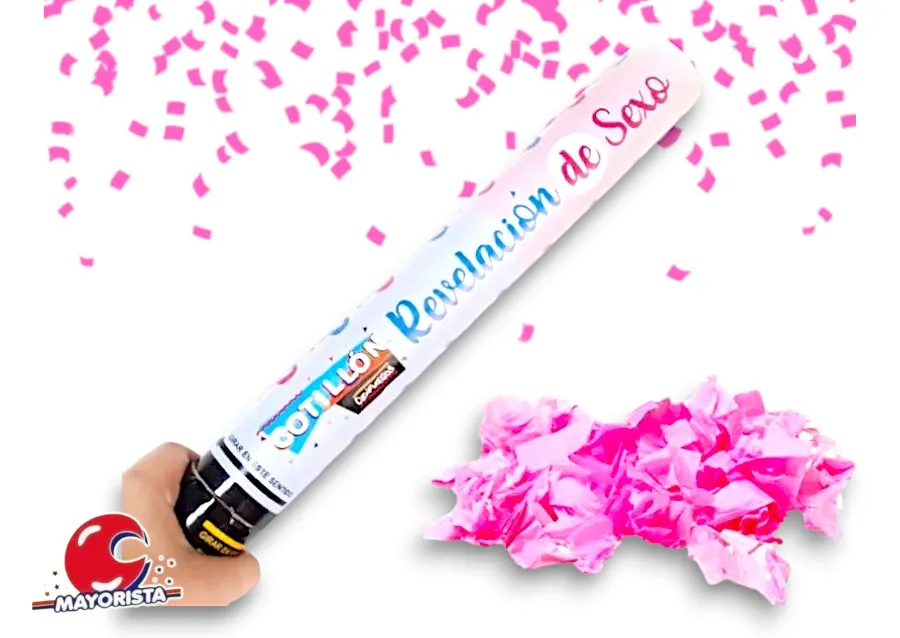 [UN4200R] MORTERO 40 CM REVELACION DE SEXO ROSA (UN4200R) CIENFUEGOS