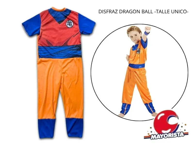 DISFRAZ DRAGON BALL TALLE UNICO (LEON)
