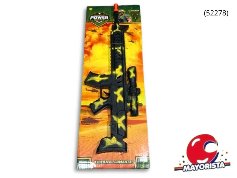 AMETRALLADORA CAMUFLADA BLISTER 49X17 (52278) KADA