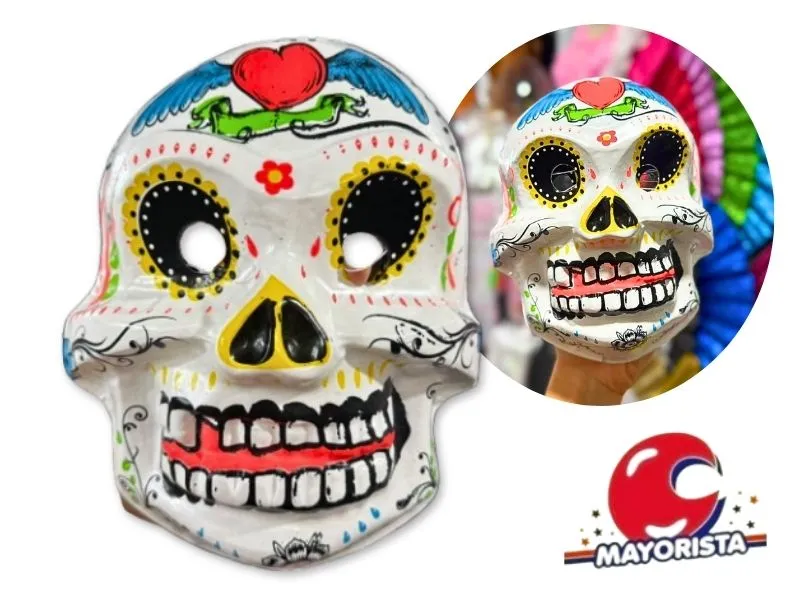 CARETA PLASTICA X 1 CALACA MEXICANA (CH071) HERRERA
