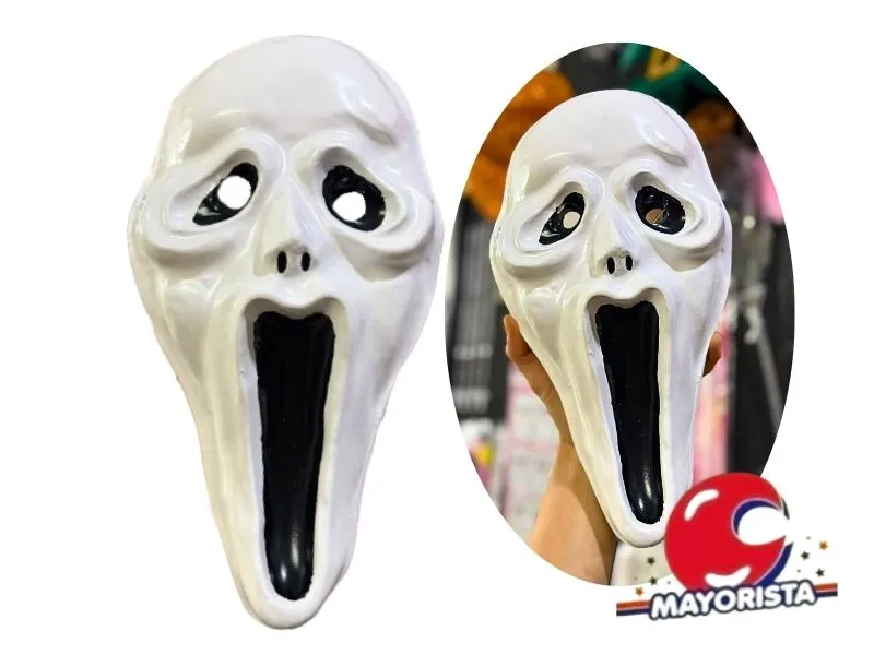 CARETA PLASTICA X 1 FANTASMA SCREAM (CH051) HERRERA