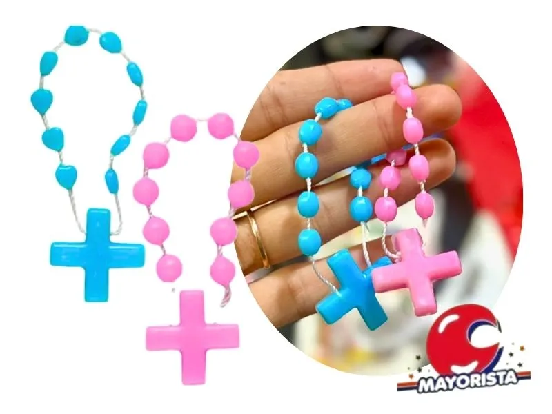 DENARIO ROSA/CELESTE COMUNION (CHG)
