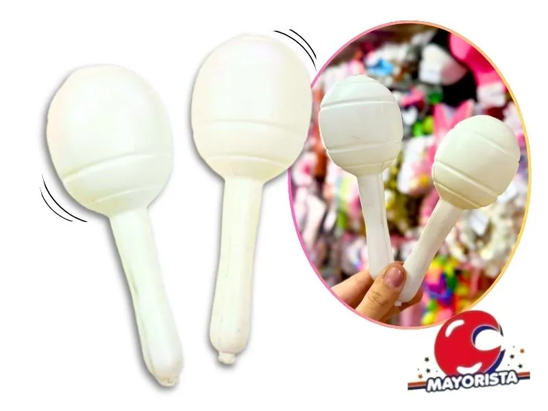 MARACA X 1 REDONDA BLANCA - VIVES/SU