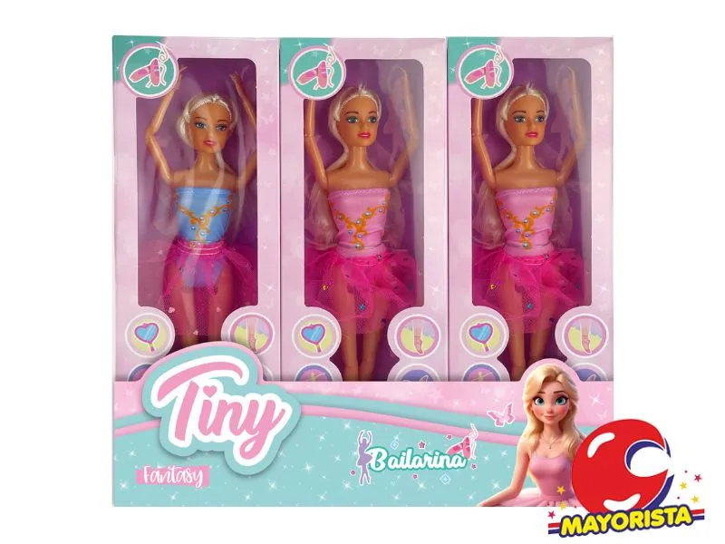 MUNECA BAILARINA TINY CAJA 33X12 (55029) KADA
