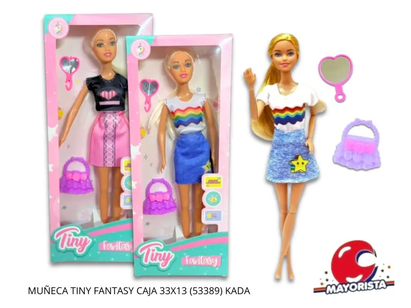 MUNECA TINY FANTASY CAJA 33X13 (53389) KADA