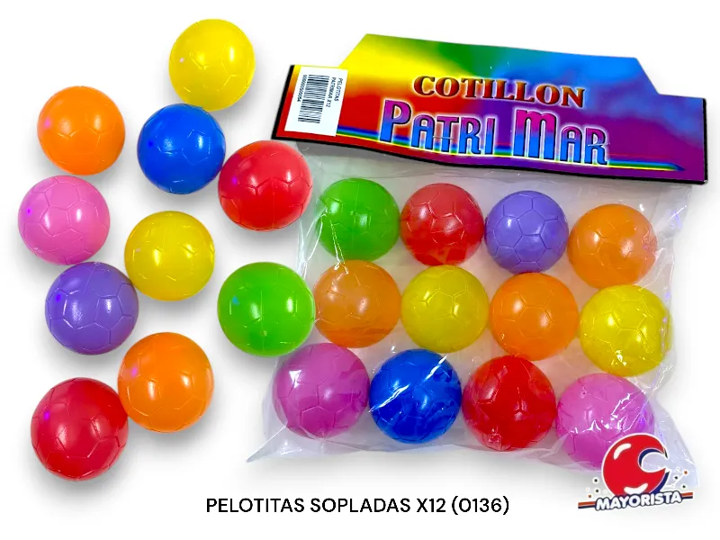 PELOTITAS SOPLADAS X12 (0136) PATRIMAR