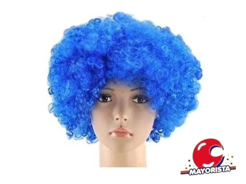 PELUCA RULOS CHICA AZUL (YJ0450) YJ IMPORT
