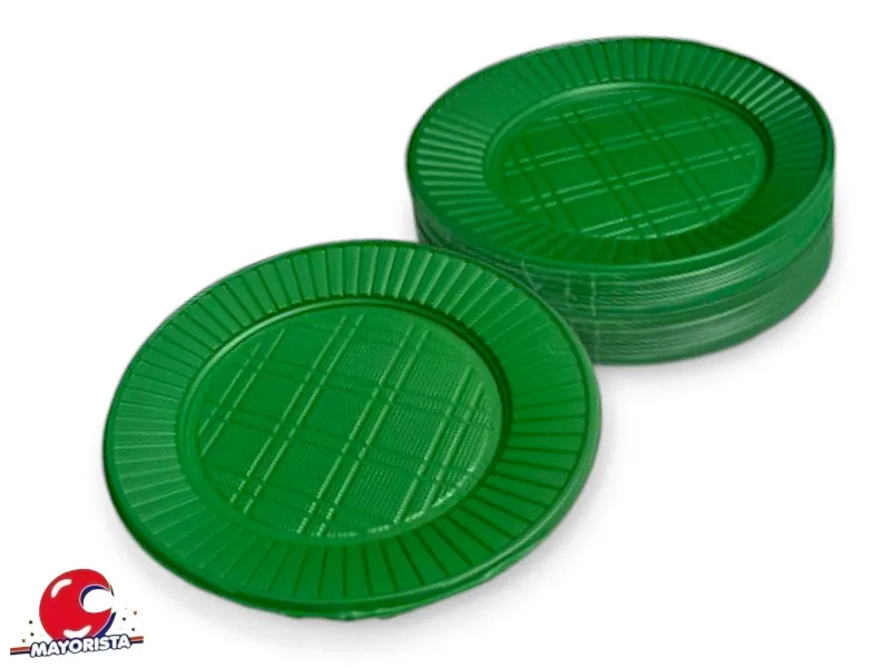 PLATOS CHICOS X 50 VERDE OSCURO - PSA