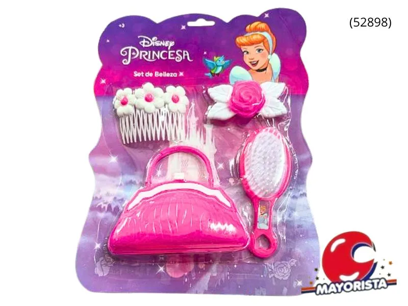 SET DE BELLEZA 4 PCS PRINCESAS BLISTER 29X19 (52898) KADA