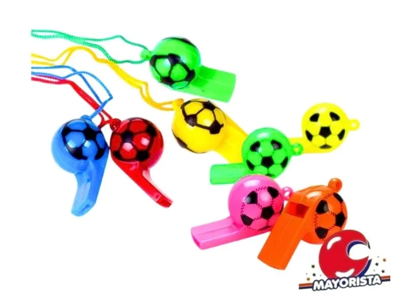 SILBATOS PLASTICO X 10 PELOTA (YJ0058) YJ IMPORT