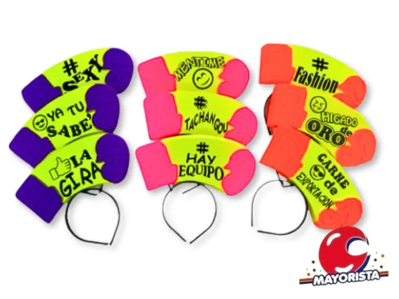 VINCHA PLASTICA RED SOCIAL (5034) TRIGGER PACK