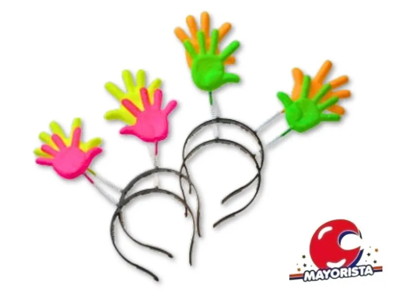VINCHA RESORTE PLASTICA MANITOS (5504) TRIGGER PACK