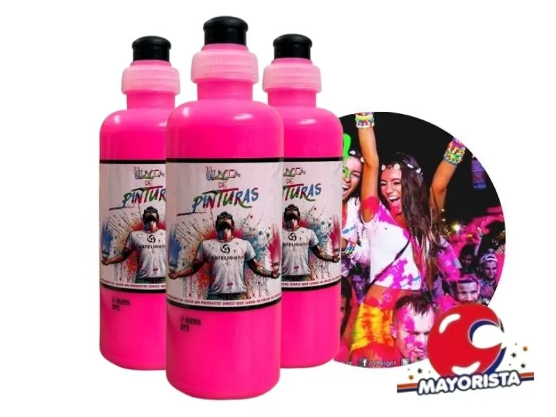LLUVIA DE PINTURAS FUCSIA FLUO X 250 CC (0319) ARTELIGHT