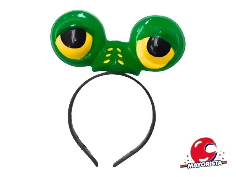 VINCHA PLASTICA OJOS SAPITO (5018) TRIGGER PACK