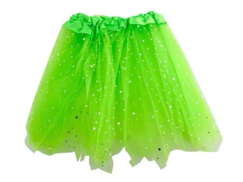 TUTU TUL VERDE MANZANA C/BRILLO (YJ0365) YJ IMPORT