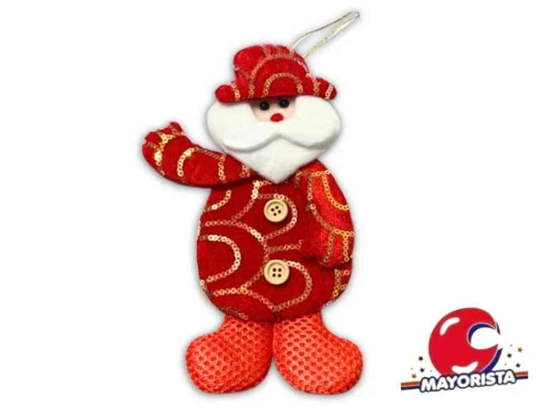 ADORNO PAPA NOEL COLGANTE BOLSA 26X16 (NS410851) POKA